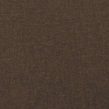 Boxspring met matras stof donkerbruin 120x190 cm