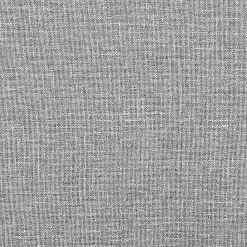 Boxspring met matras stof lichtgrijs 120x190 cm
