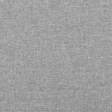 Boxspring met matras stof lichtgrijs 120x190 cm