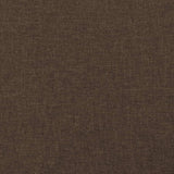 Boxspring met matras stof donkerbruin 120x190 cm