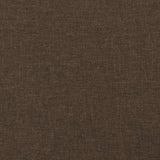 Boxspring met matras stof donkerbruin 120x190 cm