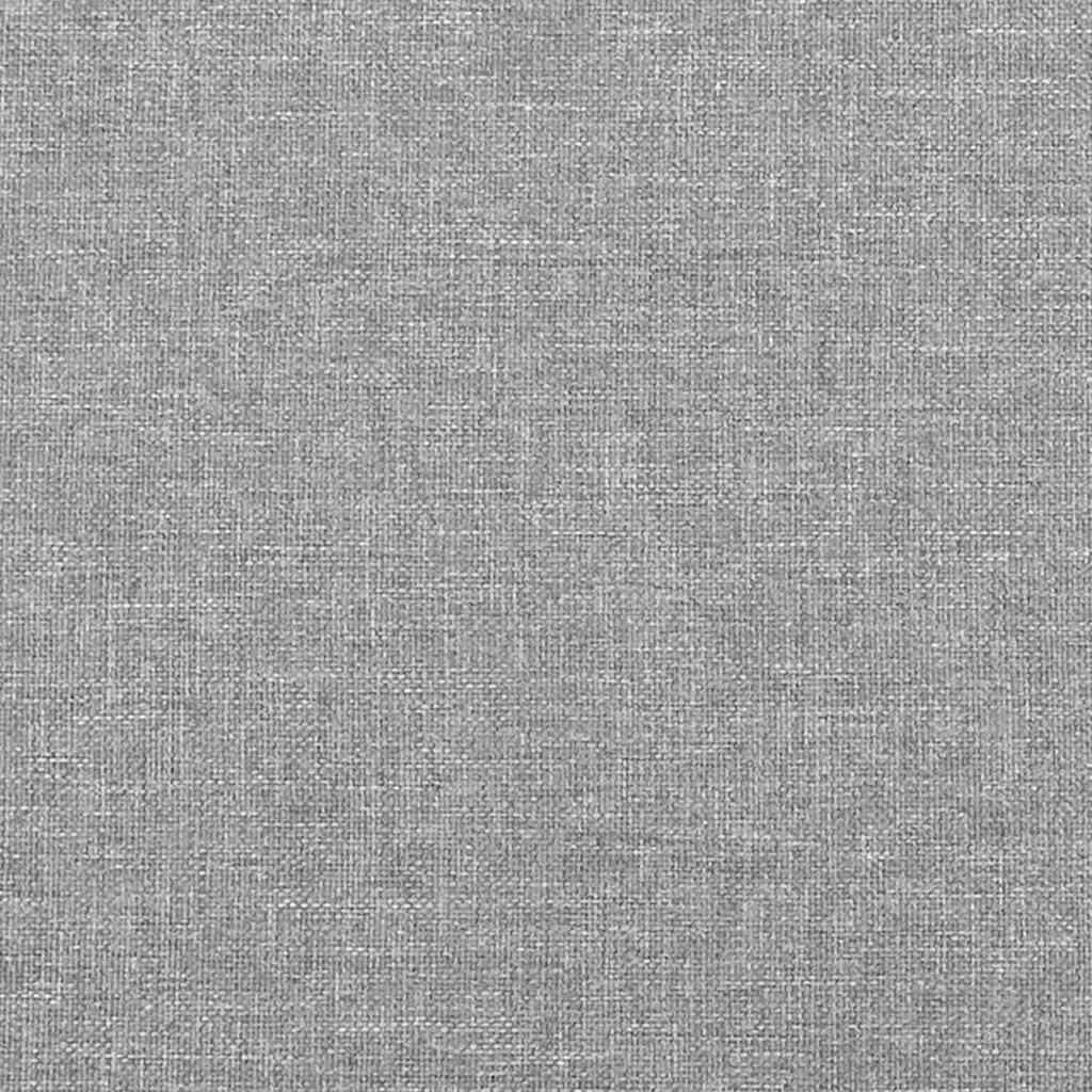 Boxspring met matras stof lichtgrijs 120x190 cm