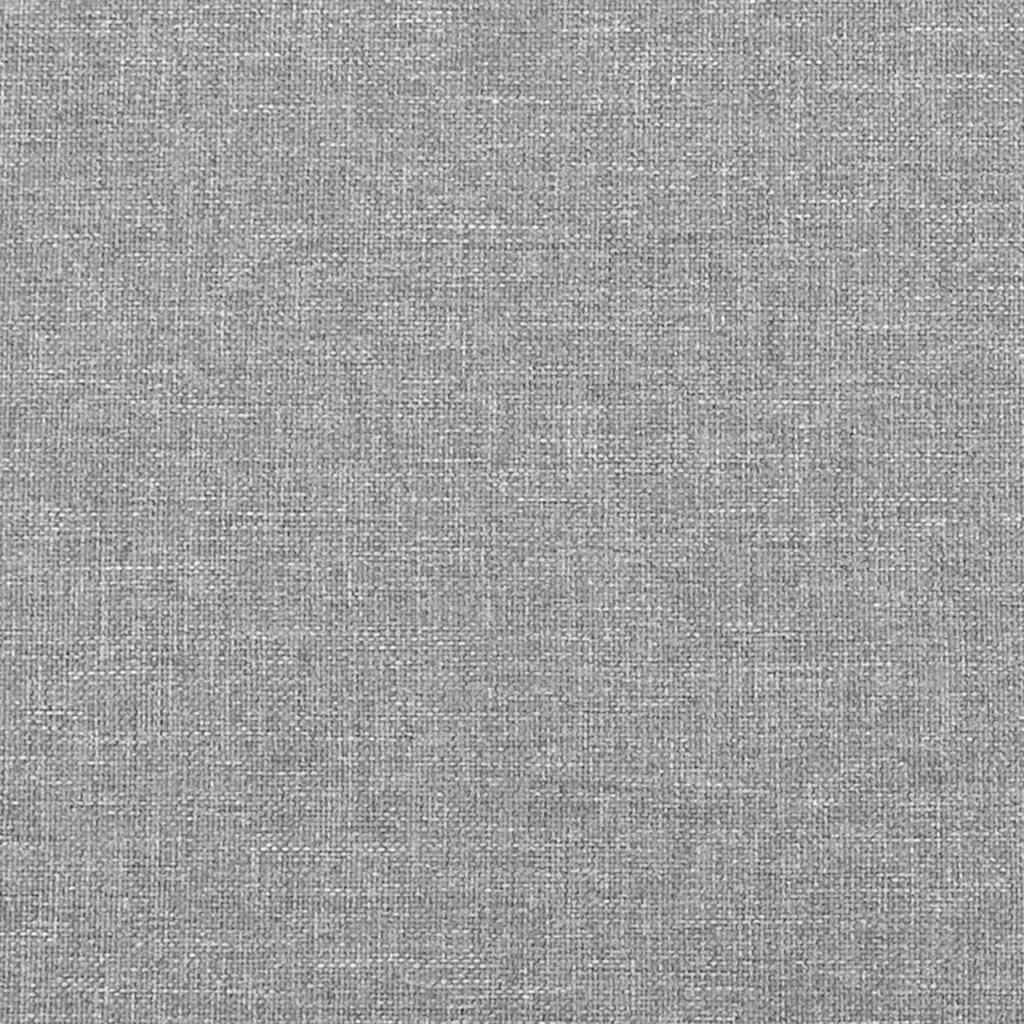 Boxspring met matras stof lichtgrijs 120x190 cm