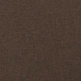 Boxspring met matras stof donkerbruin 120x190 cm