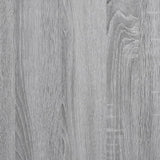 Bedframe bewerkt hout en metaal grijs sonoma eiken 90x190 cm