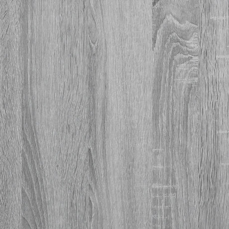 Bedframe bewerkt hout en metaal grijs sonoma eiken 90x190 cm