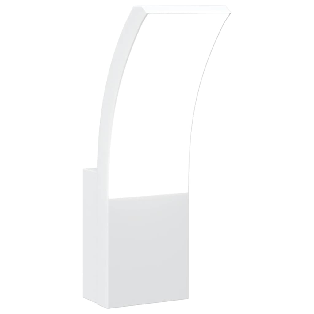 Buitenwandlamp LED gegoten aluminium wit - AllerleiShop