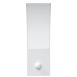 Buitenwandlamp LED met sensors gegoten aluminium wit - AllerleiShop