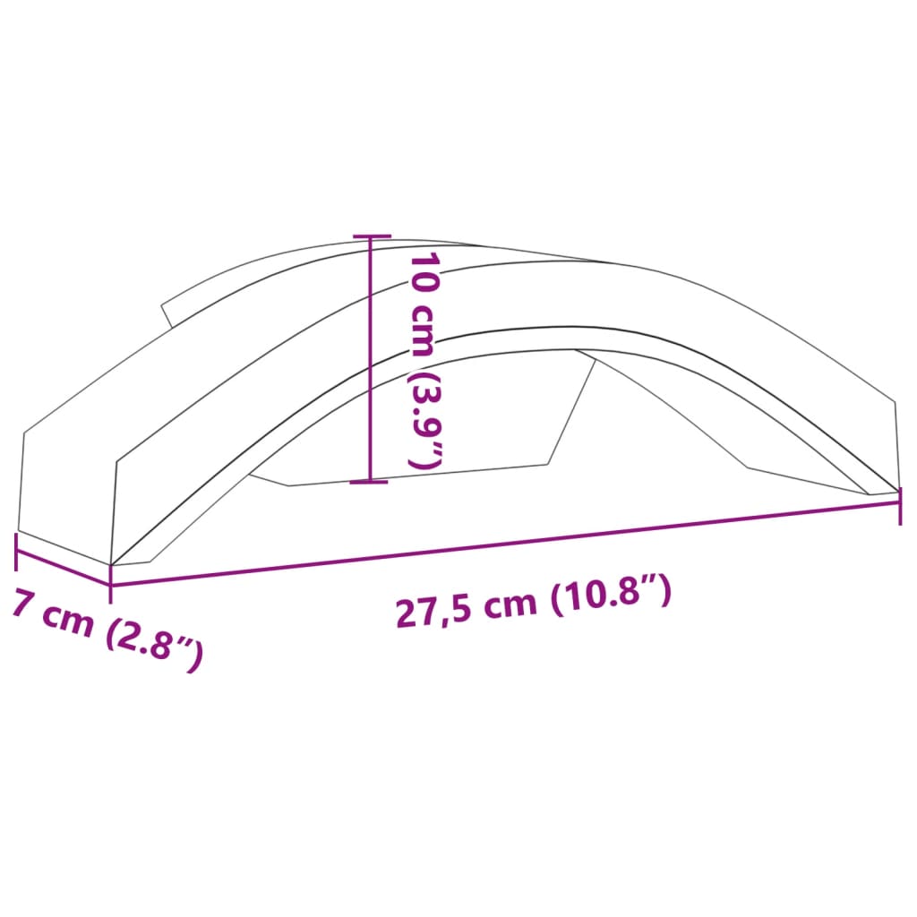 Buitenwandlampen 2 st LED gegoten aluminium wit - AllerleiShop