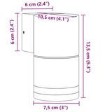 Buitenwandlampen 2 st gegoten aluminium zwart - AllerleiShop