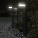 Vloerlampen voor buiten 3 st 80 cm gegoten aluminium zwart - AllerleiShop