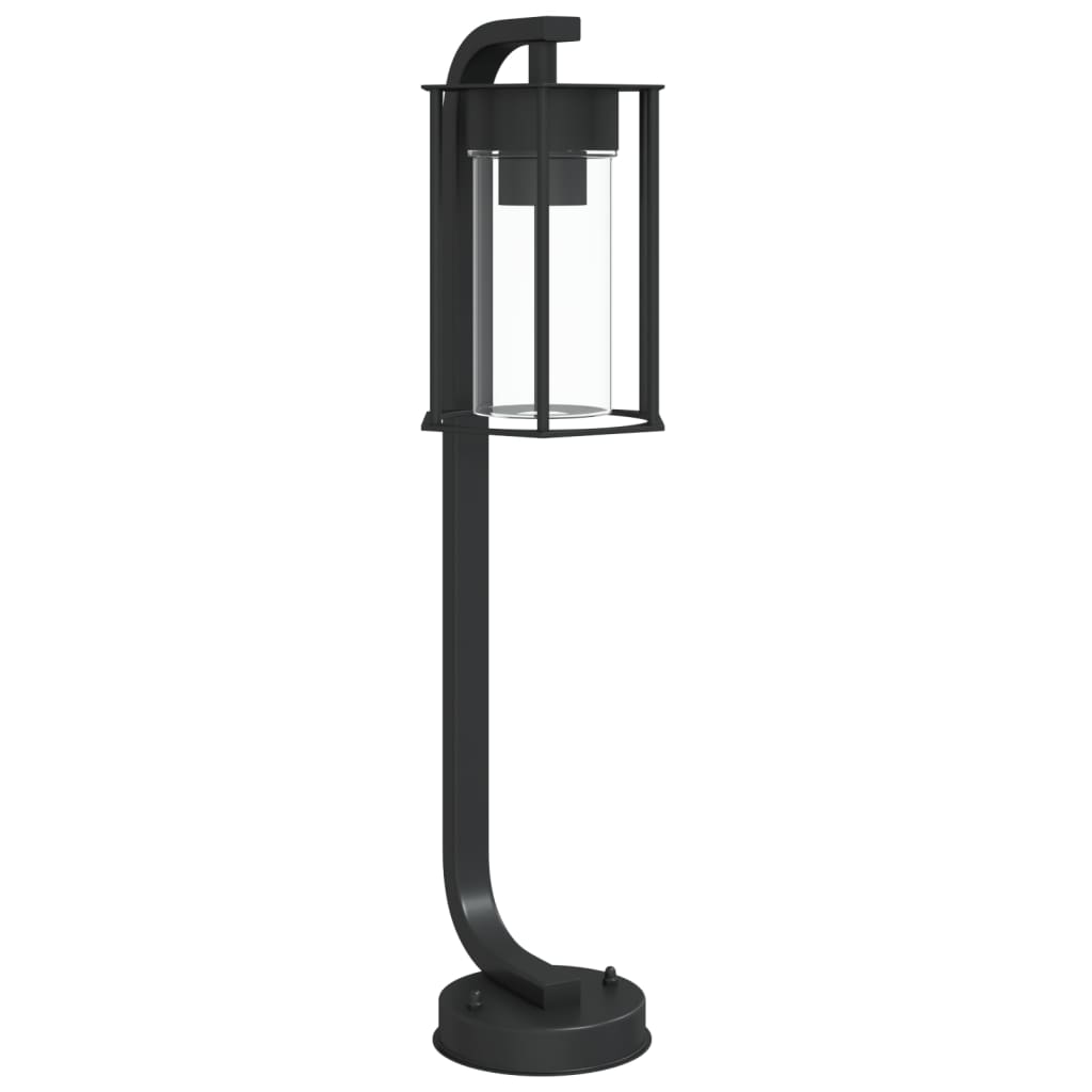 Vloerlamp voor buiten 60 cm roestvrij staal zwart - AllerleiShop