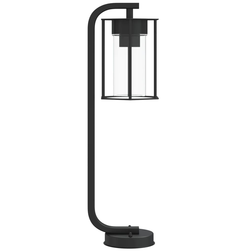 Vloerlamp voor buiten 60 cm roestvrij staal zwart - AllerleiShop