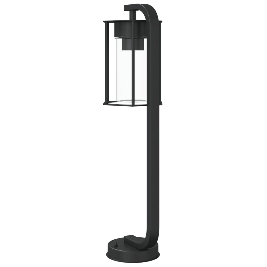 Vloerlamp voor buiten 60 cm roestvrij staal zwart - AllerleiShop