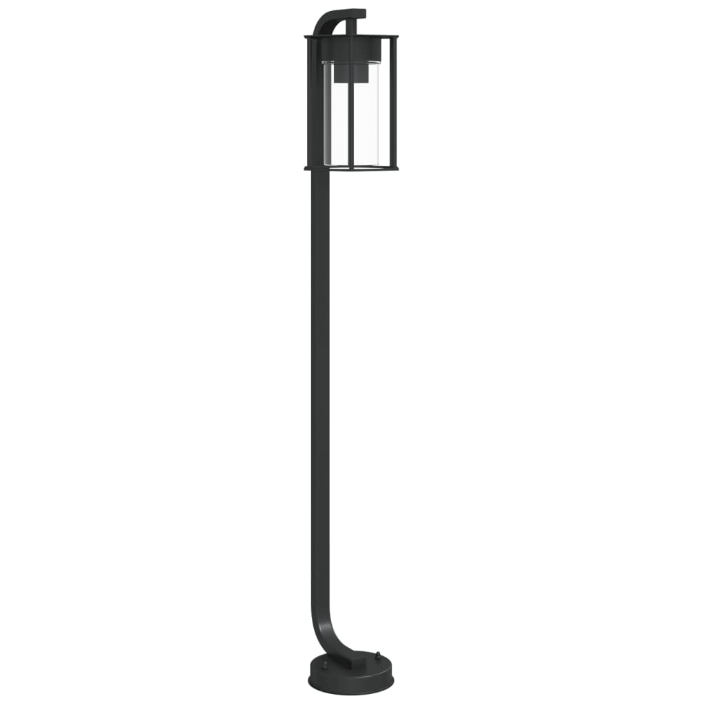 Vloerlamp voor buiten 100 cm roestvrij staal zwart - AllerleiShop