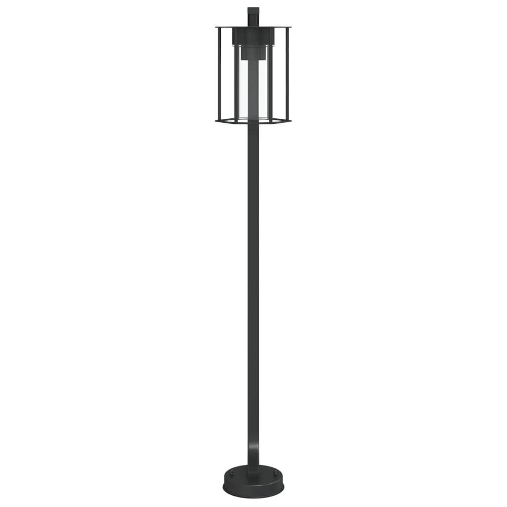 Vloerlamp voor buiten 100 cm roestvrij staal zwart - AllerleiShop