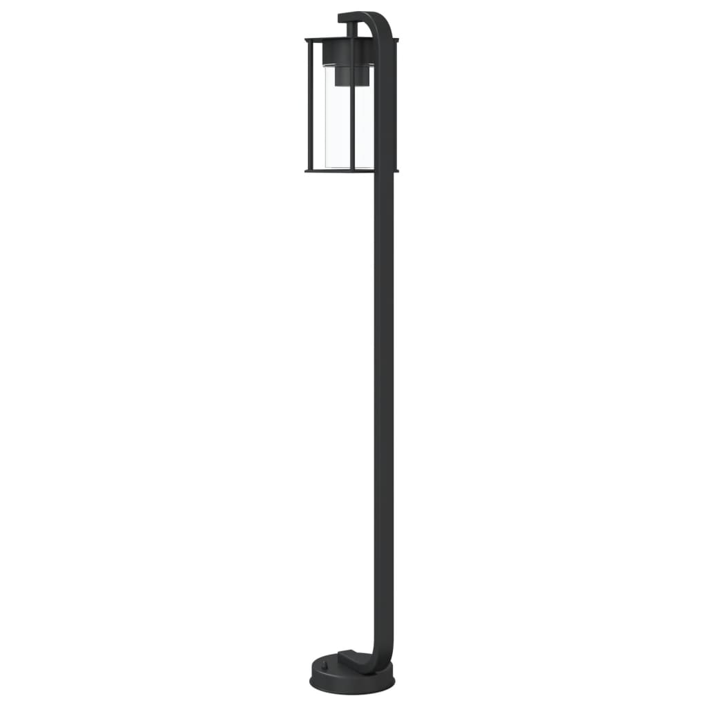 Vloerlamp voor buiten 100 cm roestvrij staal zwart - AllerleiShop