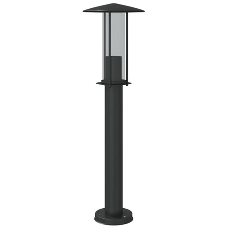 Vloerlamp voor buiten 60 cm roestvrij staal zwart - AllerleiShop