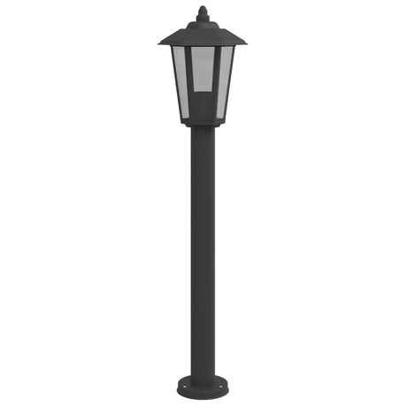 Vloerlamp voor buiten 80 cm roestvrijstaal zwart - AllerleiShop