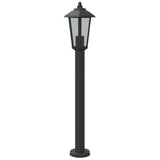 Vloerlamp voor buiten 80 cm roestvrijstaal zwart - AllerleiShop