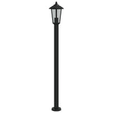 Vloerlamp voor buiten 120 cm roestvrijstaal zwart - AllerleiShop