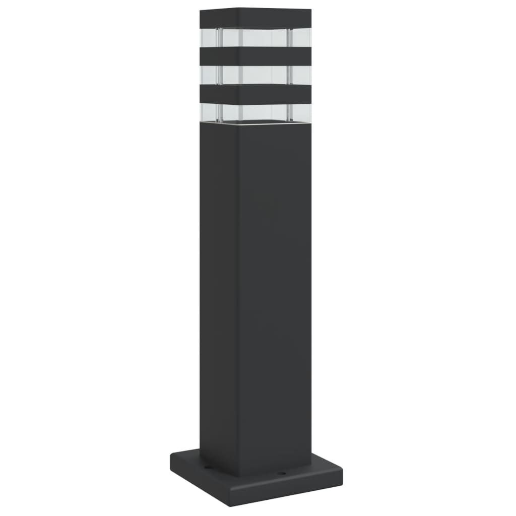 Vloerlampen voor buiten 50 cm aluminium zwart - AllerleiShop