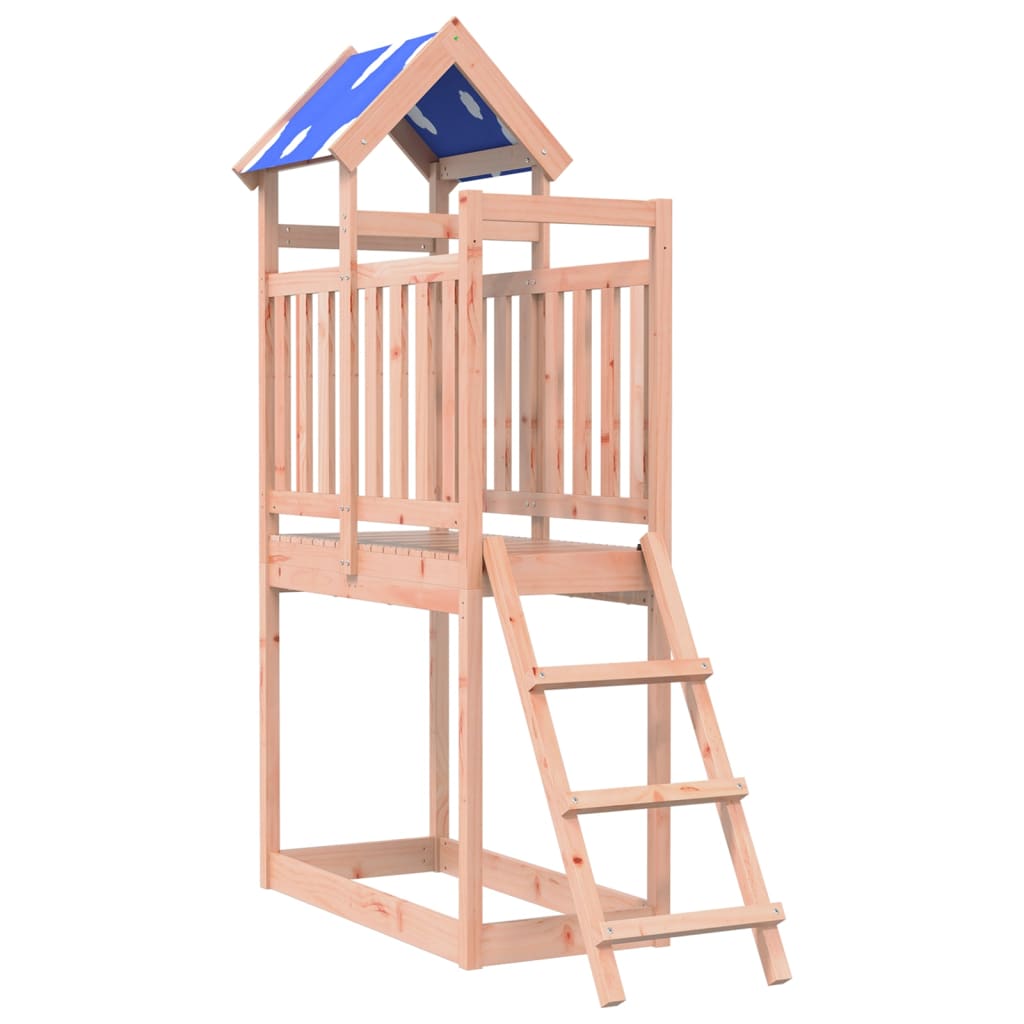 Speeltoren met ladder 110,5x52,5x215 cm massief douglashout - AllerleiShop