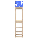 Speeltoren met klimwand 85x52,5x265 cm massief grenenhout - AllerleiShop