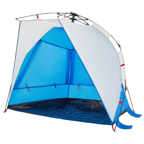 Strandtent 2-persoons waterdicht snelontgrendeling azuurblauw - AllerleiShop