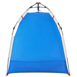 Strandtent 2-persoons waterdicht snelontgrendeling azuurblauw - AllerleiShop