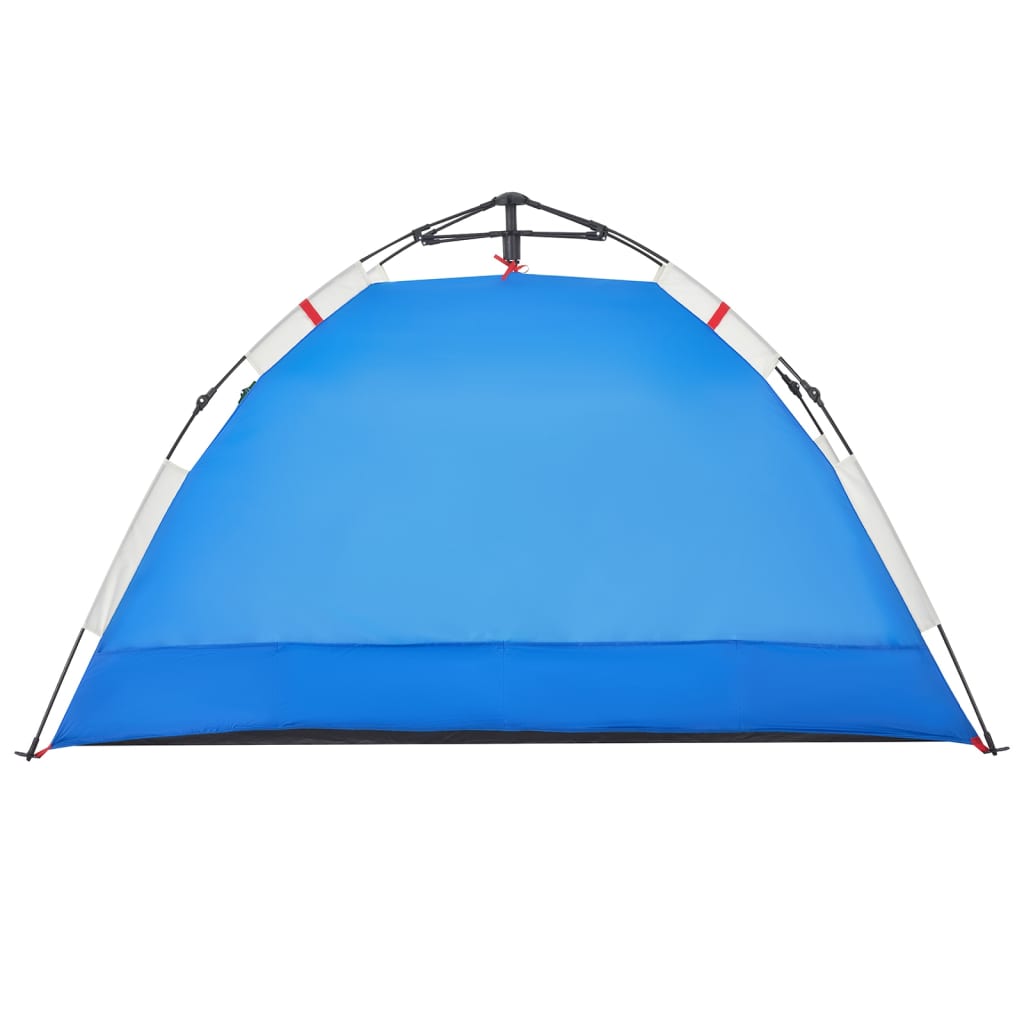 Strandtent 2-persoons waterdicht snelontgrendeling azuurblauw - AllerleiShop