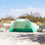 strandtent 2-persoons waterdicht snelontgrendeling zeegroen - AllerleiShop