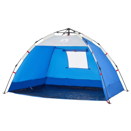 Strandtent 2-persoons waterdicht snelontgrendeling azuurblauw - AllerleiShop