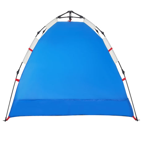 Strandtent 2-persoons waterdicht snelontgrendeling azuurblauw - AllerleiShop