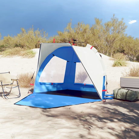 Strandtent 2-persoons waterdicht snelontgrendeling azuurblauw - AllerleiShop