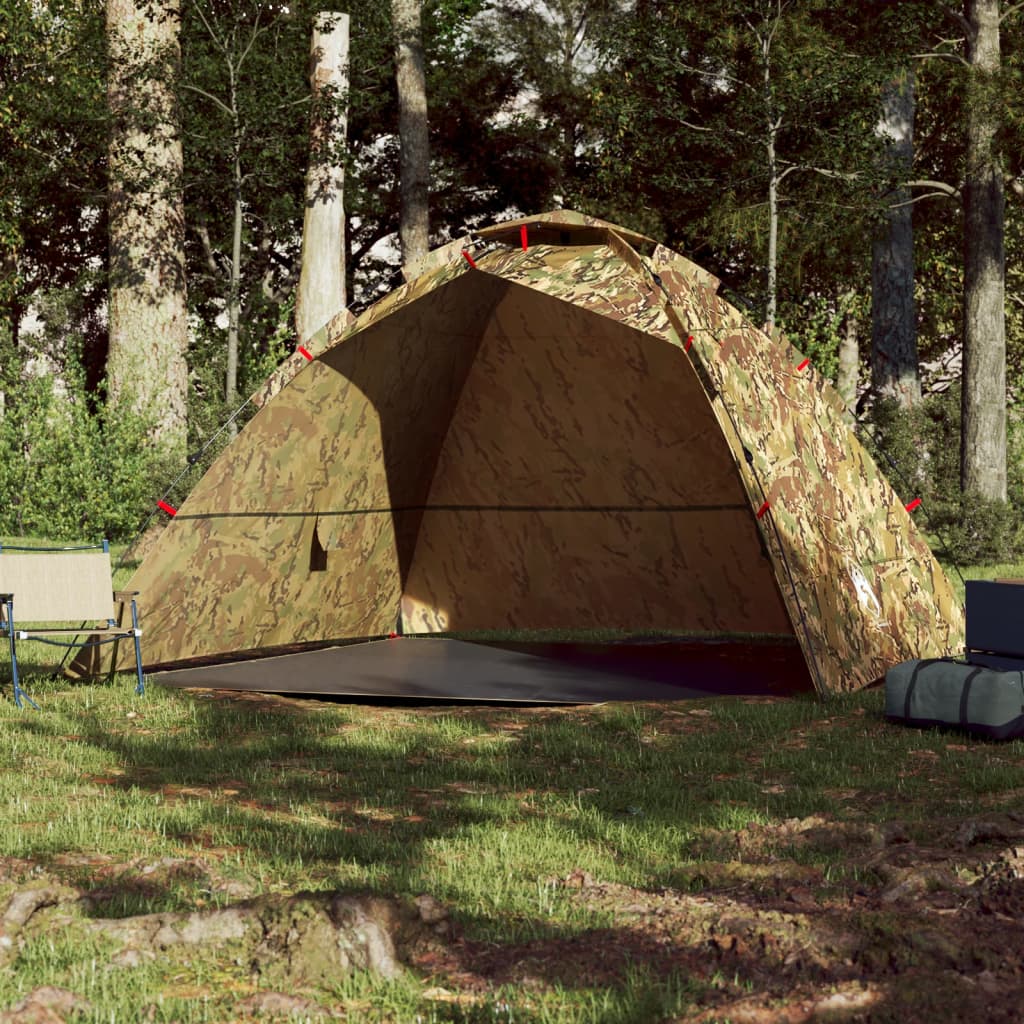 Tent 4-persoons snelontgrendeling camouflage - AllerleiShop