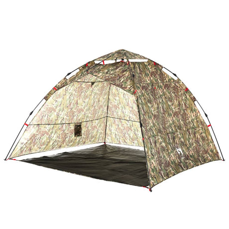 Tent 4-persoons snelontgrendeling camouflage - AllerleiShop