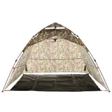 Tent 4-persoons snelontgrendeling camouflage - AllerleiShop