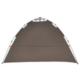 Tent 4-persoons snelontgrendeling bruin - AllerleiShop