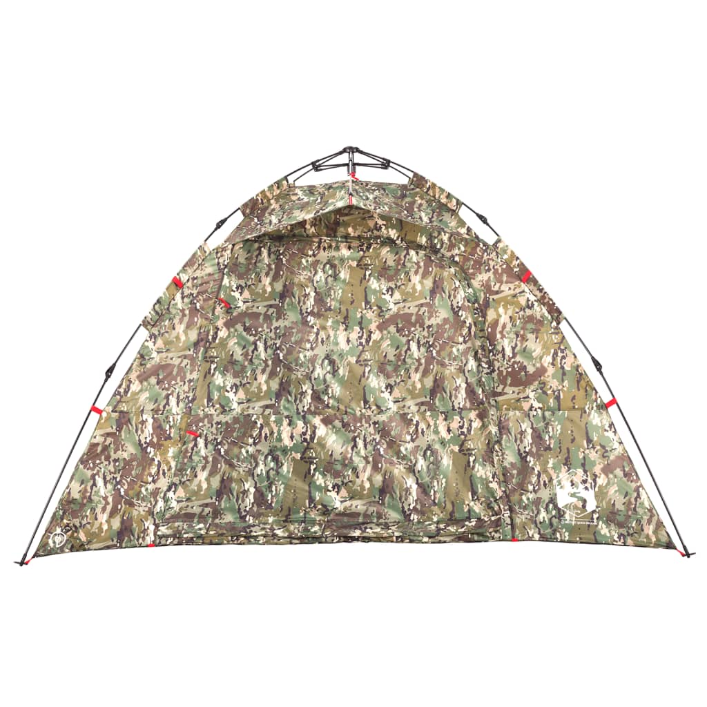 Tent 4-persoons snelontgrendeling camouflage - AllerleiShop