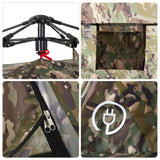 Tent 4-persoons snelontgrendeling camouflage - AllerleiShop