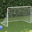 Voetbaldoel 122x81x81 cm staal wit - AllerleiShop