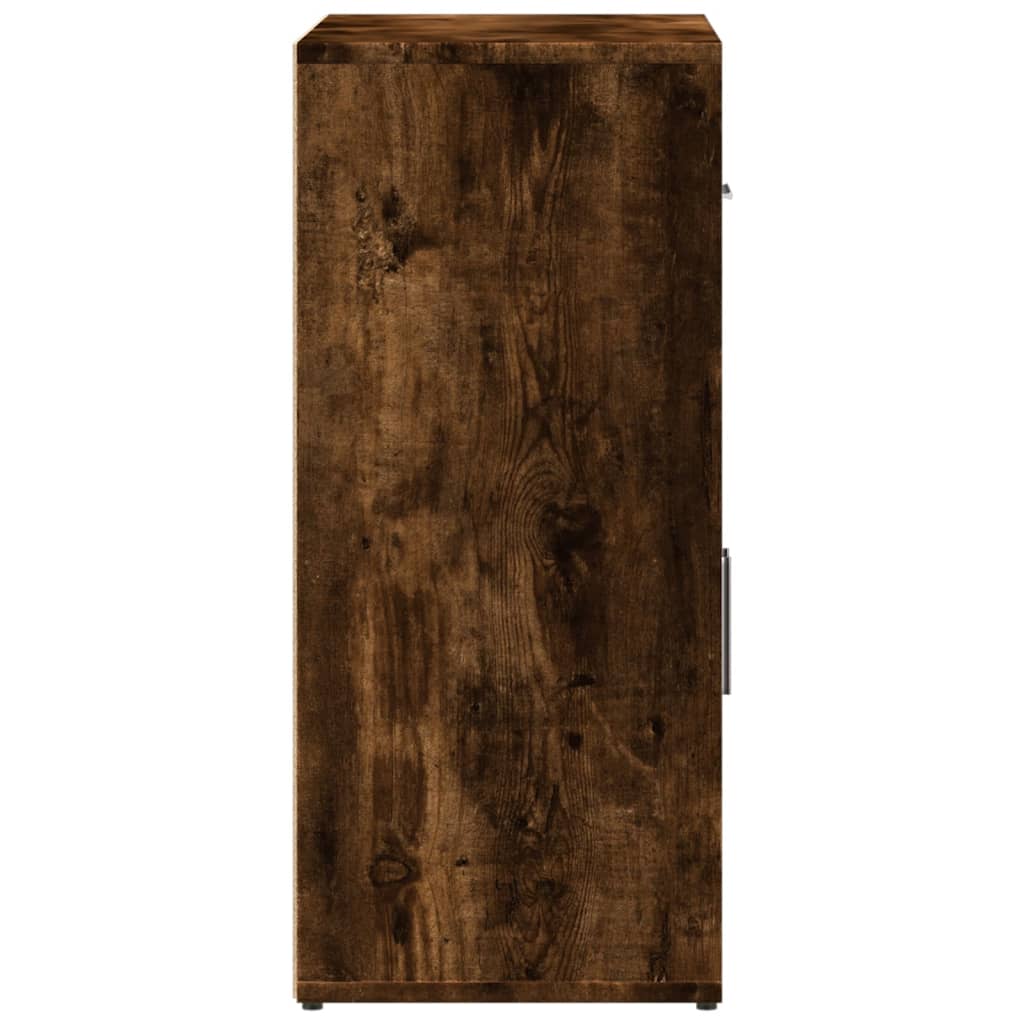 Dressoirs 2 st 60x31x70 cm bewerkt hout gerookt eikenkleurig - AllerleiShop