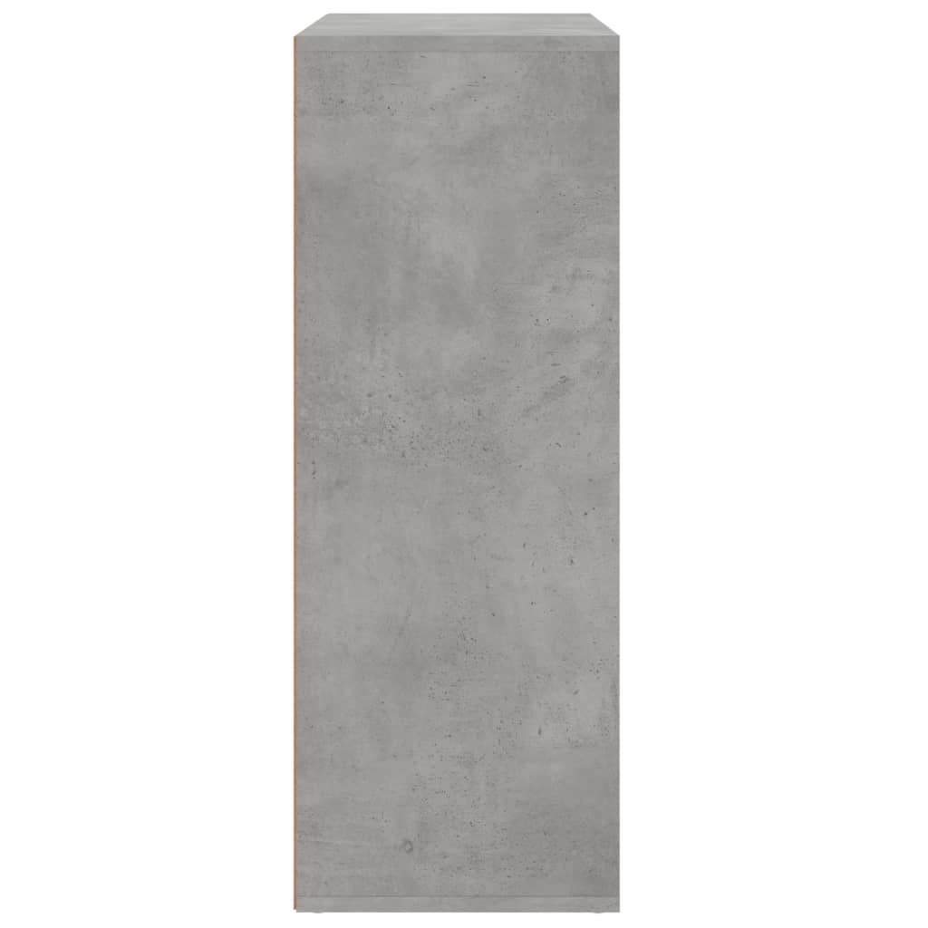 Dressoirs 2 st 60x31x84 cm bewerkt hout betongrijs - AllerleiShop