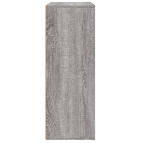 Dressoirs 2 st 60x31x84 cm bewerkt hout grijs sonoma eikenkleur - AllerleiShop