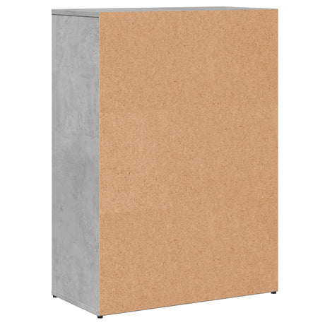 Dressoirs 2 st 60x30x84 cm bewerkt hout betongrijs - AllerleiShop