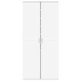 Schoenenkast 80x39x178 cm bewerkt hout wit - AllerleiShop