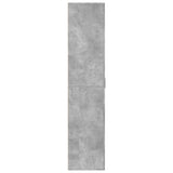 Schoenenkast 80x39x178 cm spaanplaat betongrijs - AllerleiShop