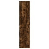 Schoenenkast 80x39x178 cm bewerkt hout gerookt eikenkleurig - AllerleiShop