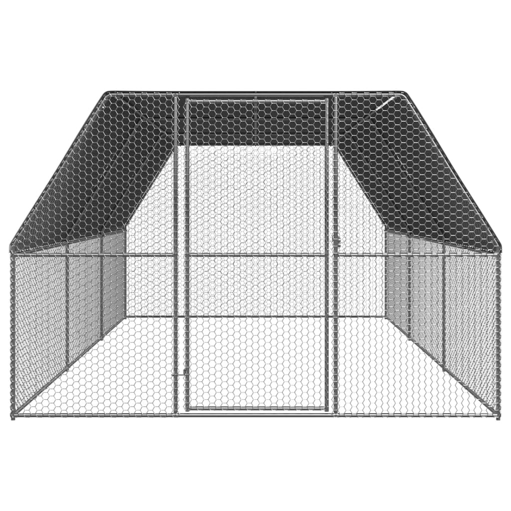 Kippenhok 3x6x2 m gegalvaniseerd staal - AllerleiShop